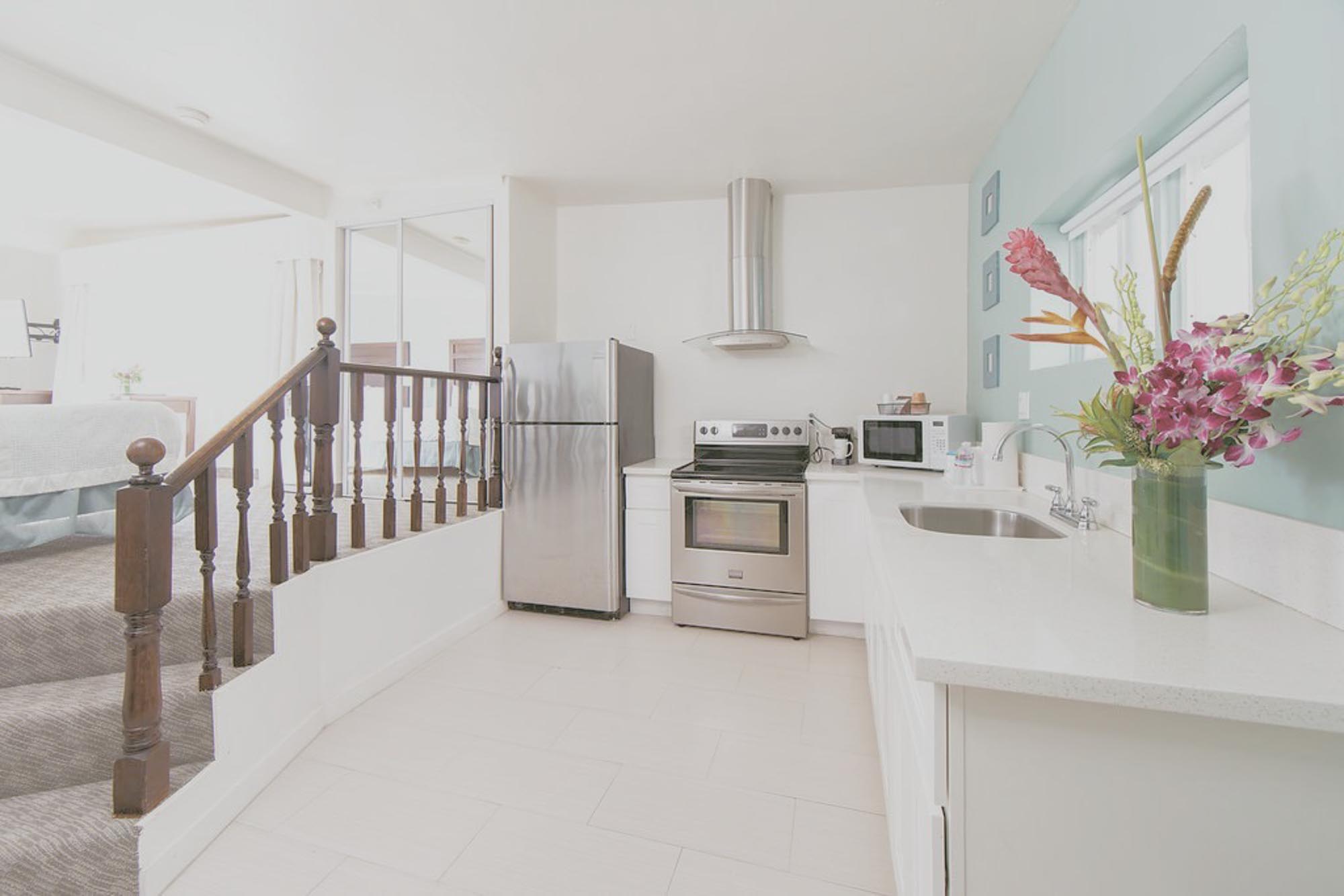 Oceanfront Junior Suite Kitchen Area